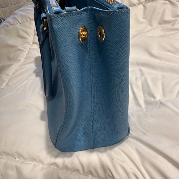 Prada Saffianno Lux Leather Galleria Double Zip Small - Picture 2 of 8